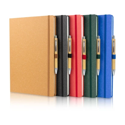 Envirobook A4 FSC & Amica ballpen set